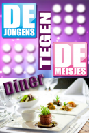 Jongens tegen de meisjes dinerquiz in Eindhoven